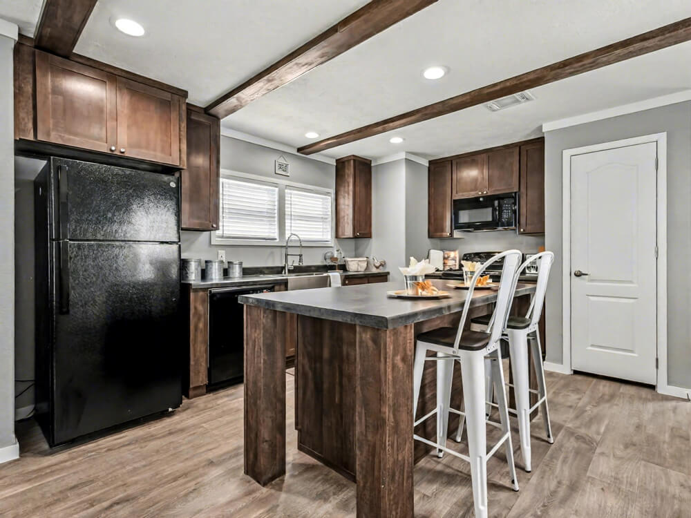 The Declaration by New Vision Manufacturing Front kitchen of The Declaration 16′ x 76′ by New Vision Manufacturing